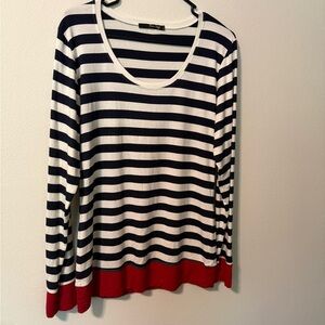 H&M Black and White Relaxed Sweatshirt